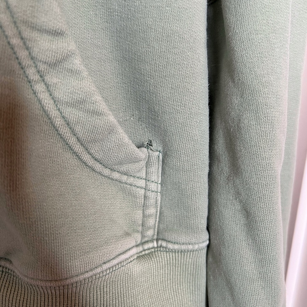 Offline by Aerie Green Half Zip Pullover | Size: M - Picture 4 of 8